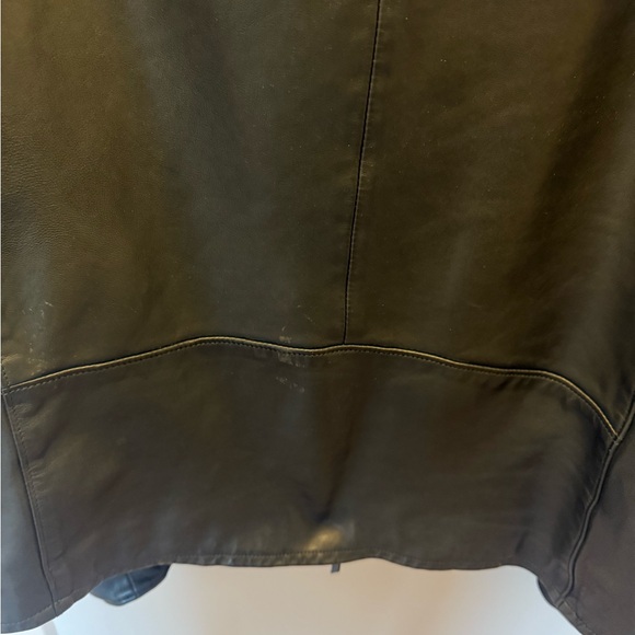 Polo Ralph Lauren Leather Café Racer Jacket Size XXL - Picture 8 of 9